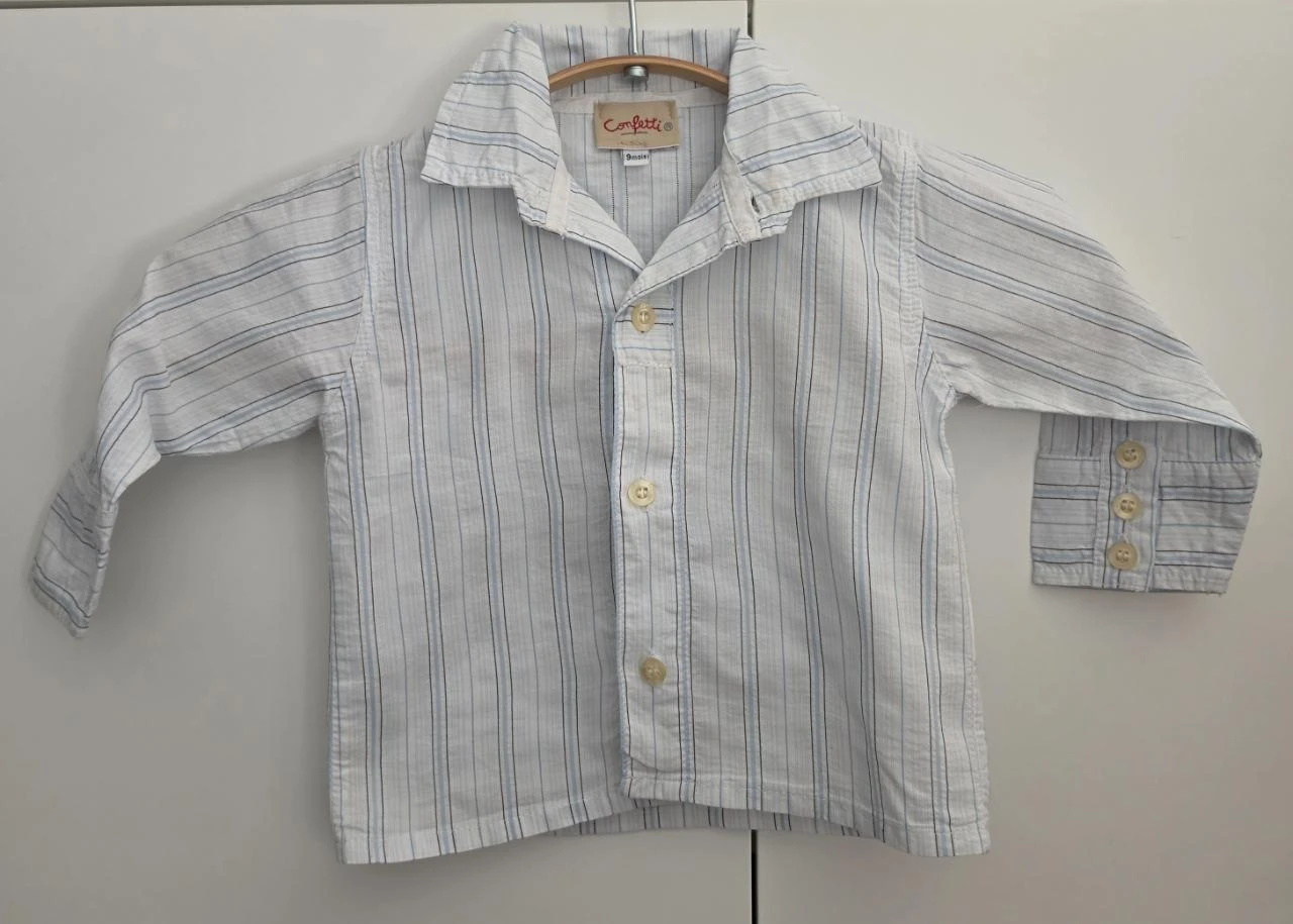 Chemise Confetti, taille 9 mois